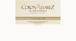 Desktop Screenshot of coronaalvarez.com